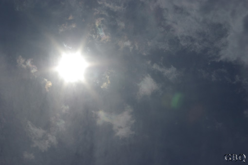 Foto: Sol abrasador