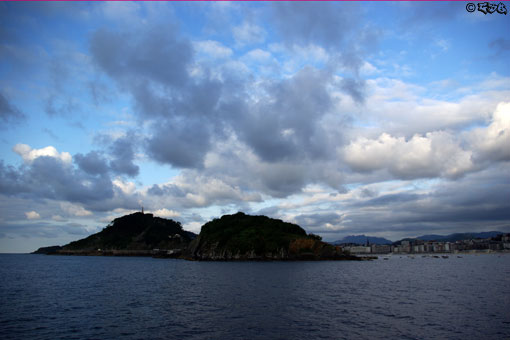 Foto: Nubes sobre la isla
