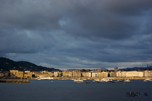 Foto: Costa de San Sebastian. La Concha