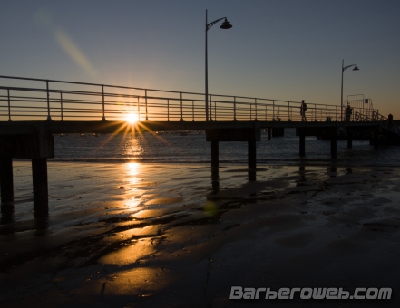 Foto: Atardecer en el puente