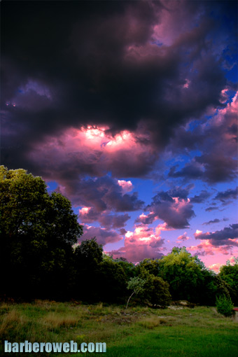 Foto: Atardecer sobrenatural