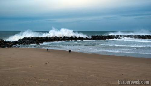 Foto: Espigón de olas