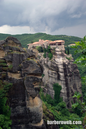Foto: Fotografia de un monasterio de Meteora, Grecia.