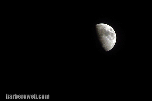 Foto: La luna de noche