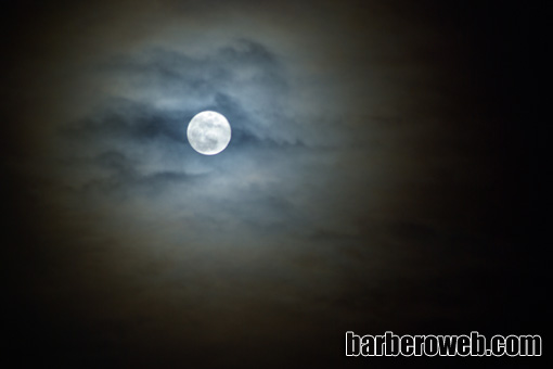Foto: El halo de la luna