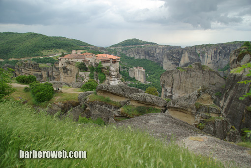 Foto: Foto de un monasterio de Meteora, Grecia.