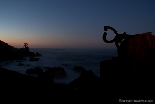 Foto: Peine del viento de noche