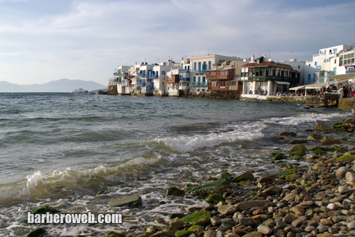 Foto: Foto del barrio pequeña Venecia en Mykonos