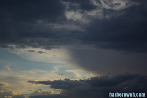 Foto: Solo nubes en el cielo