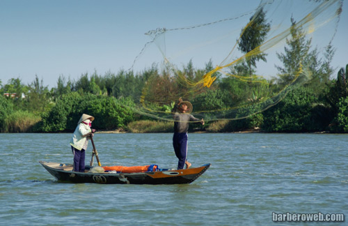 Foto: Vietnamitas pescando