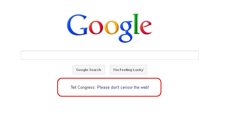 Google huelga anti-SOPA